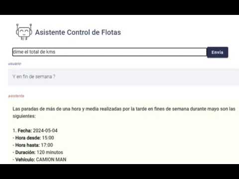 Vista previa de la demostración del asistente con inteligencia artificial de GlobalSat